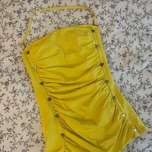 Juicy Couture Yellow classic bathing suit